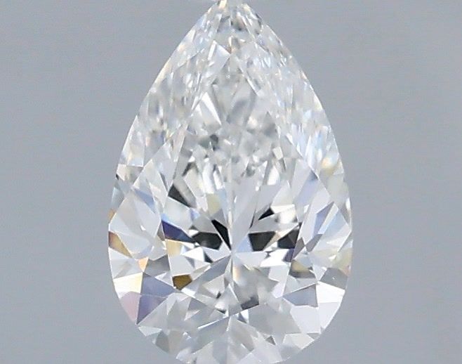0.54 Carat Pear Shaped, Very Good Cut, E Color, VVS2 Clarity, IGI Certified Lab Grown Diamond