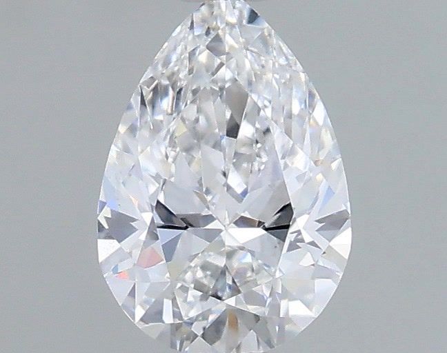 0.52 Carat Pear Shaped, Very Good Cut, D Color, VS2 Clarity, IGI Certified Lab Grown Diamond