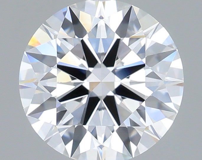 1.54 Carat Round Shaped, Ideal Cut, D Color, VVS2 Clarity, IGI Certified Lab Grown Diamond