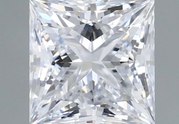 1.04 Carat Princess Shaped, Ideal Cut, D Color, IF Clarity, IGI Certified Lab Grown Diamond