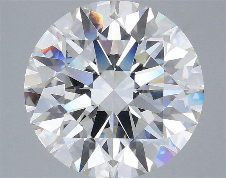 6.08 Carat Round Shaped, Ideal Cut, G Color, VVS2 Clarity, IGI Certified Lab Grown Diamond