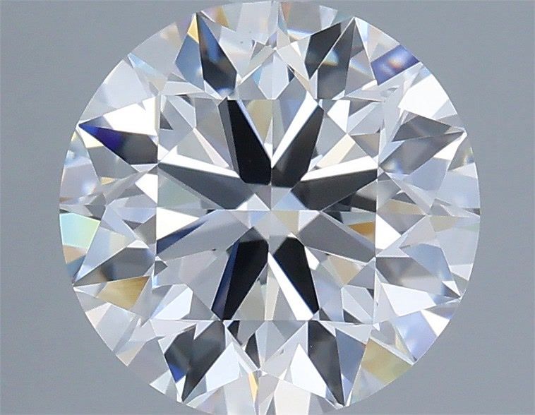 1.87 Carat Round Shaped, Excellent Cut, D Color, VS1 Clarity, IGI Certified Lab Grown Diamond