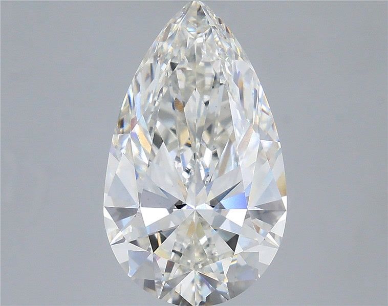5.06 Carat Pear Shaped, Ideal Cut, F Color, VS1 Clarity, IGI Certified Lab Grown Diamond