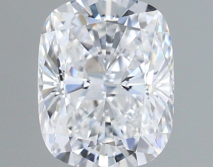 1.05 Carat Cushion Shaped, Ideal Cut, D Color, VVS2 Clarity, IGI Certified Lab Grown Diamond