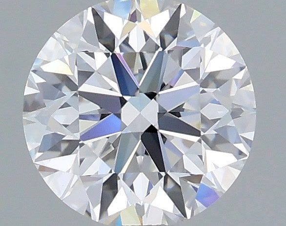 1.36 Carat Round Shaped, Excellent Cut, D Color, VVS2 Clarity, IGI Certified Lab Grown Diamond