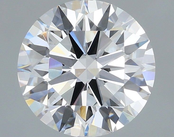 2.06 Carat Round Shaped, Ideal Cut, F Color, VVS2 Clarity, IGI Certified Lab Grown Diamond
