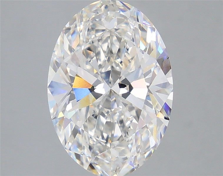 3.09 Carat Oval Shaped, Ideal Cut, F Color, VVS2 Clarity, IGI Certified Lab Grown Diamond
