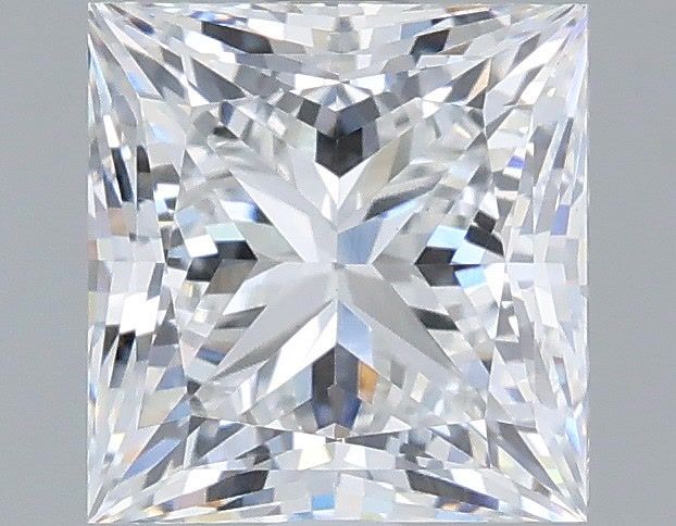 1.70 Carat Princess Shaped, Very Good Cut, E Color, VVS2 Clarity, IGI Certified Lab Grown Diamond