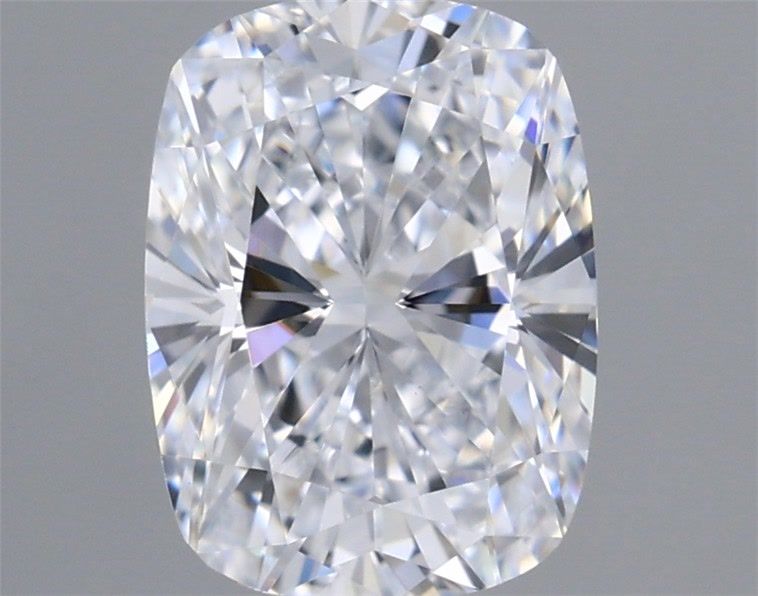 1.01 Carat Cushion Shaped, Ideal Cut, D Color, VVS2 Clarity, IGI Certified Lab Grown Diamond