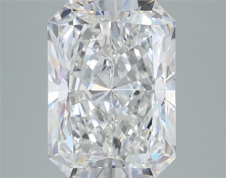 5.53 Carat Radiant Shaped, Ideal Cut, F Color, VS1 Clarity, IGI Certified Lab Grown Diamond