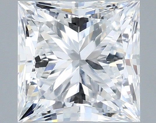 1.02 Carat Princess Shaped, Very Good Cut, E Color, VVS2 Clarity, IGI Certified Lab Grown Diamond