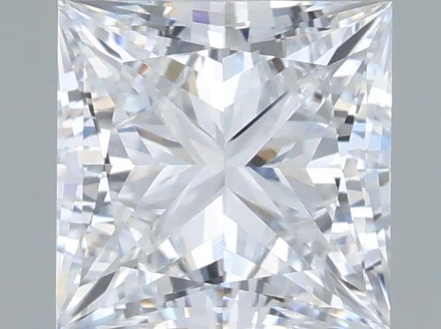 1.03 Carat Princess Shaped, Very Good Cut, D Color, VVS2 Clarity, IGI Certified Lab Grown Diamond