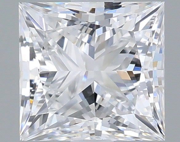 0.88 Carat Princess Shaped, Very Good Cut, D Color, VVS1 Clarity, IGI Certified Lab Grown Diamond