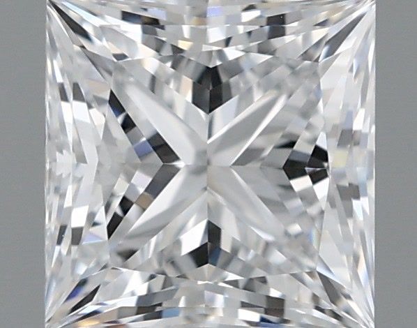 1.03 Carat Princess Shaped, Ideal Cut, D Color, VVS2 Clarity, IGI Certified Lab Grown Diamond