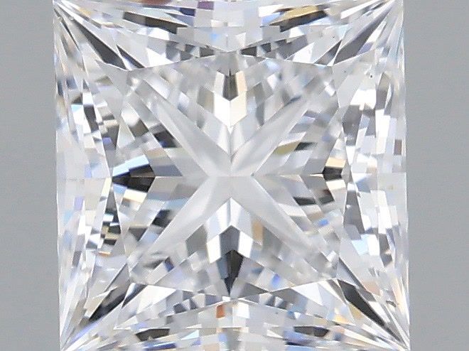1.05 Carat Princess Shaped, Ideal Cut, D Color, VVS2 Clarity, IGI Certified Lab Grown Diamond