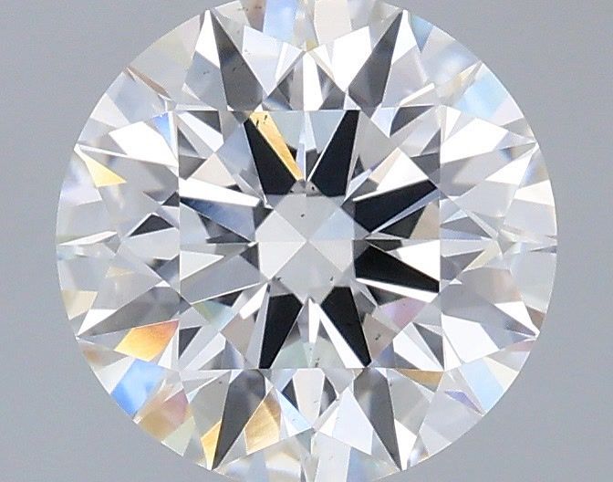 2.05 Carat Round Shaped, Excellent Cut, E Color, VS2 Clarity, IGI Certified Lab Grown Diamond