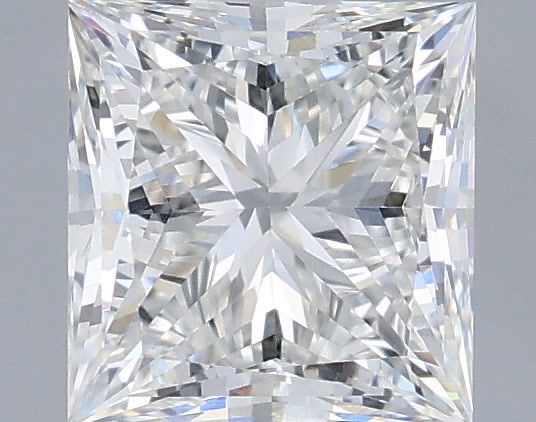 1.04 Carat Princess Shaped, Very Good Cut, E Color, VVS2 Clarity, IGI Certified Lab Grown Diamond