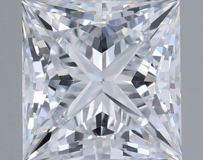 1.10 Carat Princess Shaped, Ideal Cut, E Color, VVS1 Clarity, IGI Certified Lab Grown Diamond