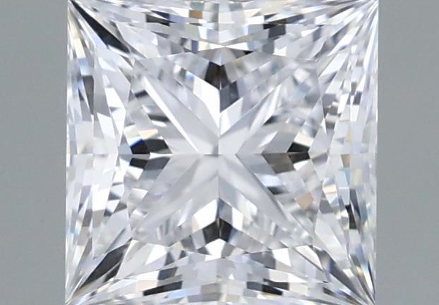 1.08 Carat Princess Shaped, Ideal Cut, D Color, IF Clarity, IGI Certified Lab Grown Diamond
