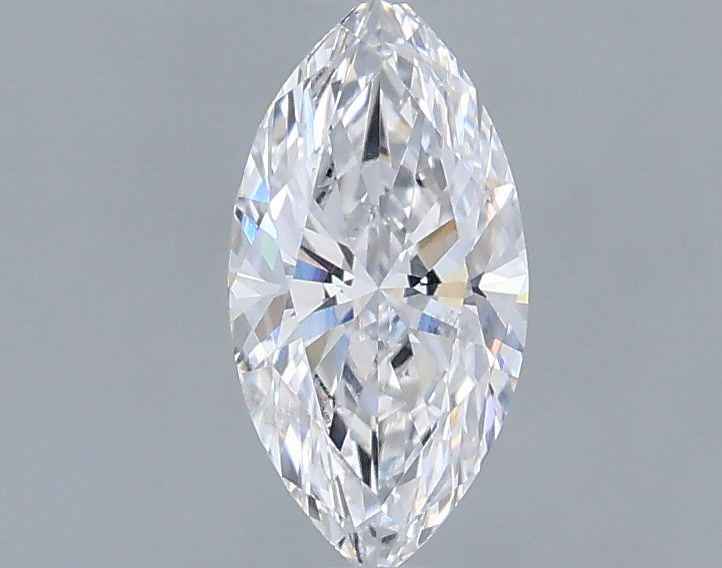 0.53 Carat Marquise Shaped, Very Good Cut, D Color, VVS2 Clarity, IGI Certified Lab Grown Diamond