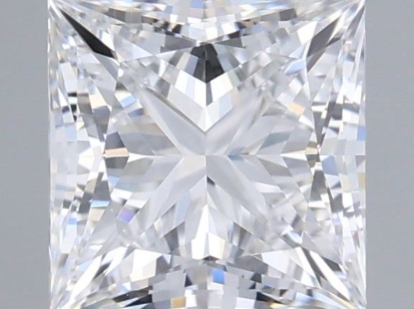 1.09 Carat Princess Shaped, Ideal Cut, D Color, VVS1 Clarity, IGI Certified Lab Grown Diamond