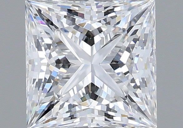 1.11 Carat Princess Shaped, Ideal Cut, D Color, VS1 Clarity, IGI Certified Lab Grown Diamond