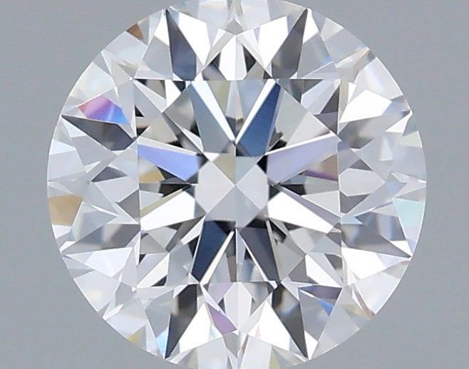1.04 Carat Round Shaped, Ideal Cut, D Color, VVS2 Clarity, IGI Certified Lab Grown Diamond