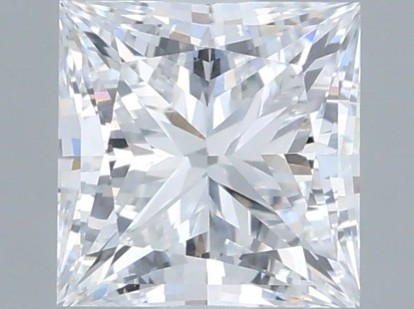 1.07 Carat Princess Shaped, Very Good Cut, D Color, VVS2 Clarity, IGI Certified Lab Grown Diamond