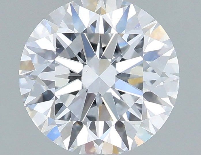1.24 Carat Round Shaped, Excellent Cut, D Color, VVS2 Clarity, IGI Certified Lab Grown Diamond