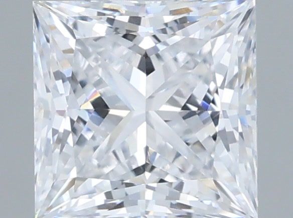 1.07 Carat Princess Shaped, Very Good Cut, D Color, VVS2 Clarity, IGI Certified Lab Grown Diamond