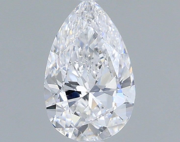 0.51 Carat Pear Shaped, Very Good Cut, D Color, VS1 Clarity, IGI Certified Lab Grown Diamond