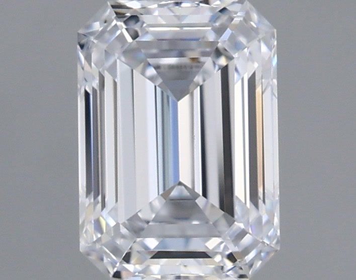 1.03 Carat Emerald Shaped, Ideal Cut, D Color, IF Clarity, IGI Certified Lab Grown Diamond