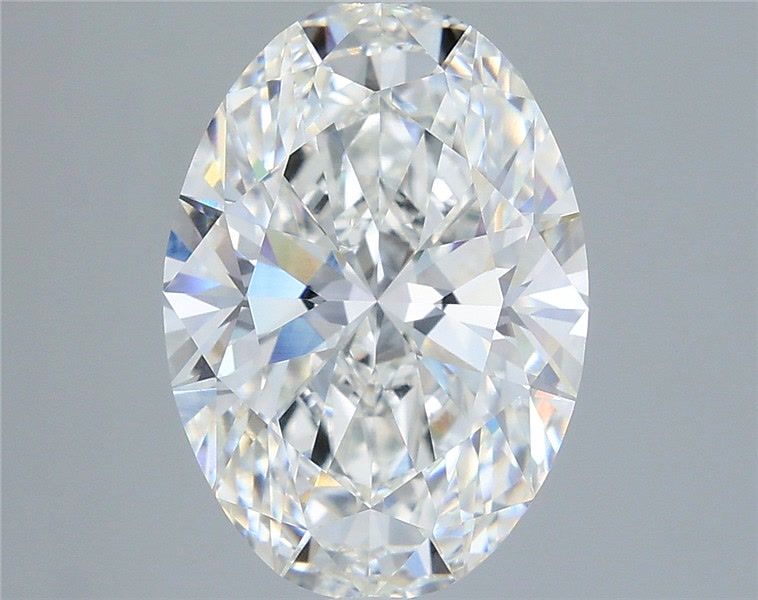 4.81 Carat Oval Shaped, Ideal Cut, F Color, VVS2 Clarity, IGI Certified Lab Grown Diamond
