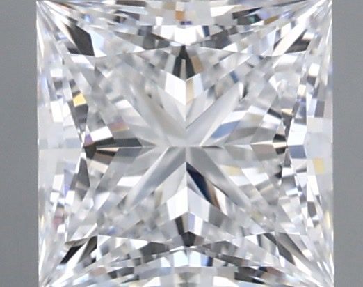 1.06 Carat Princess Shaped, Ideal Cut, D Color, VVS1 Clarity, IGI Certified Lab Grown Diamond