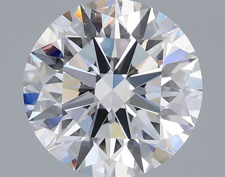 2.50 Carat Round Shaped, Ideal Cut, D Color, VVS2 Clarity, IGI Certified Lab Grown Diamond