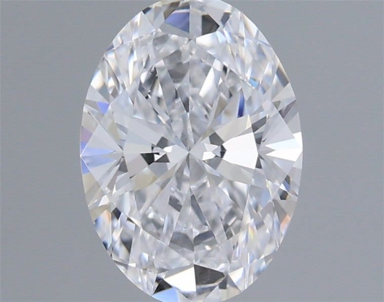 0.96 Carat Oval Shaped, Ideal Cut, D Color, VS1 Clarity, IGI Certified Lab Grown Diamond