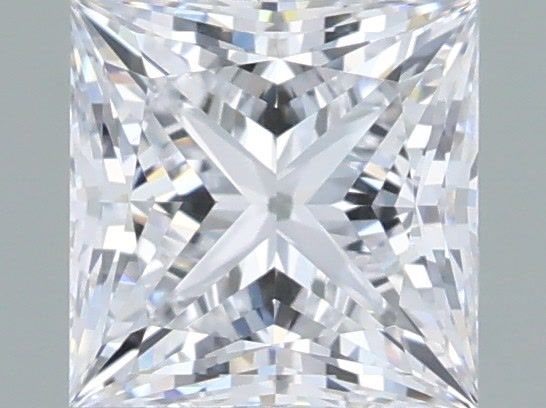 1.21 Carat Princess Shaped, Ideal Cut, D Color, VVS2 Clarity, IGI Certified Lab Grown Diamond