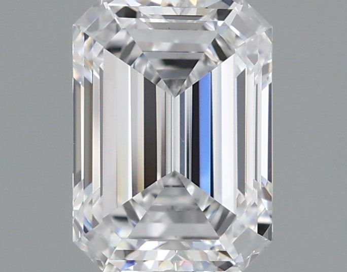 1.56 Carat Emerald Shaped, Ideal Cut, D Color, IF Clarity, IGI Certified Lab Grown Diamond