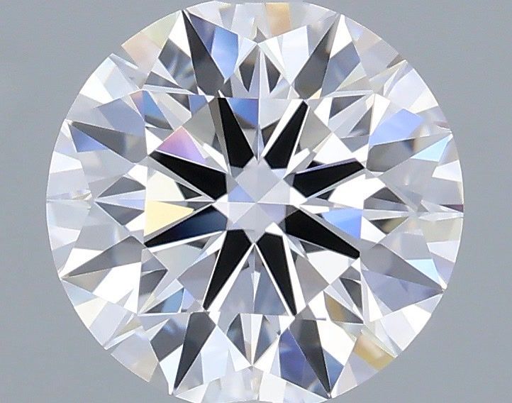 1.37 Carat Round Shaped, Ideal Cut, D Color, VVS2 Clarity, IGI Certified Lab Grown Diamond