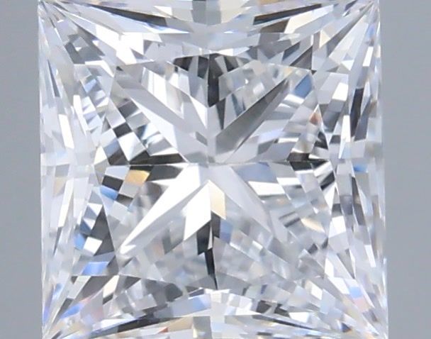 1.06 Carat Princess Shaped, Very Good Cut, D Color, VVS2 Clarity, IGI Certified Lab Grown Diamond