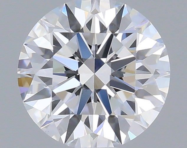 0.52 Carat Round Shaped, Ideal Cut, D Color, VS2 Clarity, IGI Certified Lab Grown Diamond
