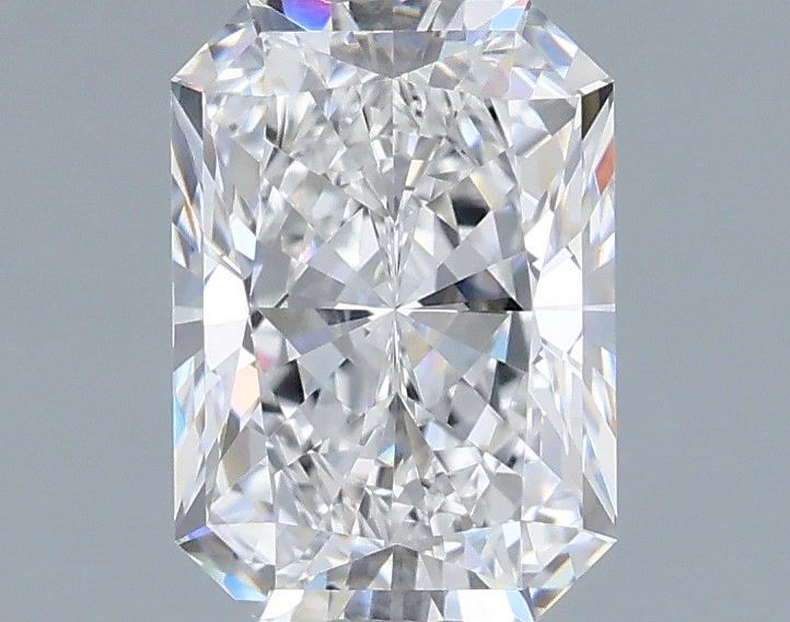 1.54 Carat Radiant Shaped, Very Good Cut, E Color, VVS2 Clarity, IGI Certified Lab Grown Diamond