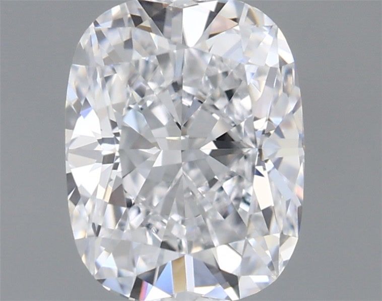 1.05 Carat Cushion Shaped, Ideal Cut, D Color, VVS2 Clarity, IGI Certified Lab Grown Diamond