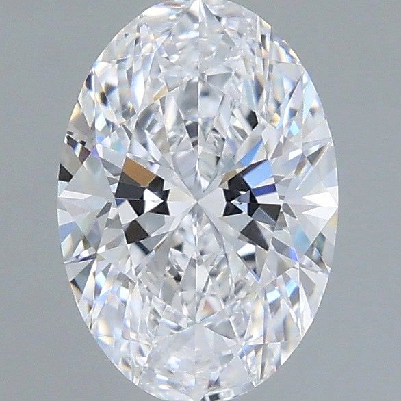 1.40 Carat Oval Shaped, Very Good Cut, D Color, VVS2 Clarity, IGI Certified Lab Grown Diamond