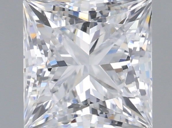 1.02 Carat Princess Shaped, Very Good Cut, D Color, VVS2 Clarity, IGI Certified Lab Grown Diamond