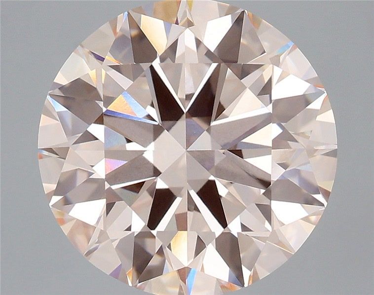 6.05 Carat Round Shaped, Ideal Cut, VVS2 Clarity, IGI Certified Lab Grown Diamond
