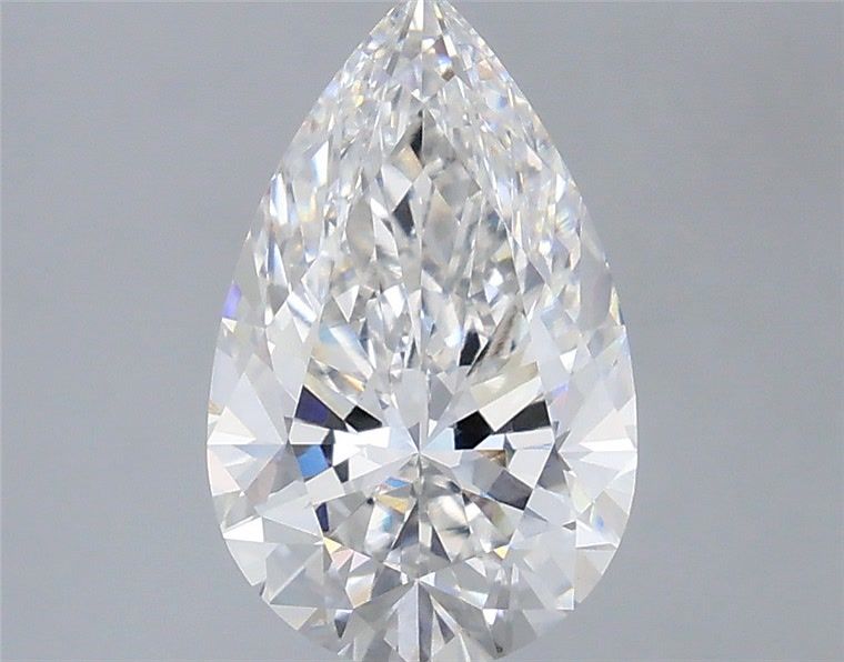 2.05 Carat Pear Shaped, Ideal Cut, F Color, VVS2 Clarity, IGI Certified Lab Grown Diamond