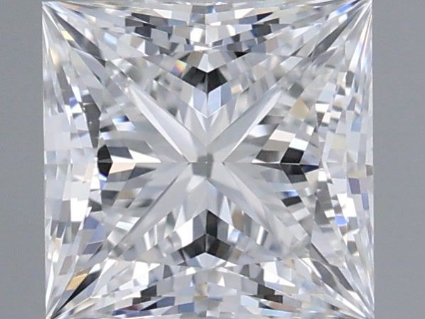 1.09 Carat Princess Shaped, Ideal Cut, E Color, VVS1 Clarity, IGI Certified Lab Grown Diamond