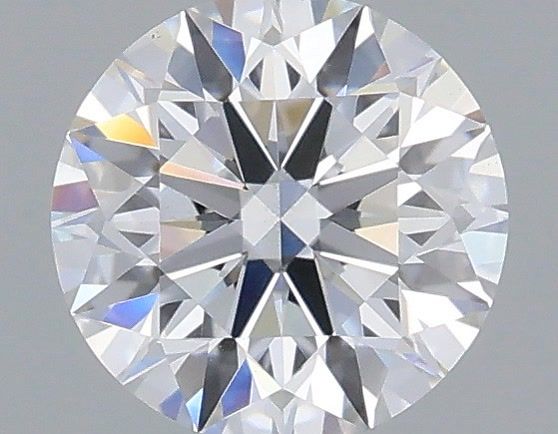 0.52 Carat Round Shaped, Ideal Cut, D Color, VS2 Clarity, IGI Certified Lab Grown Diamond