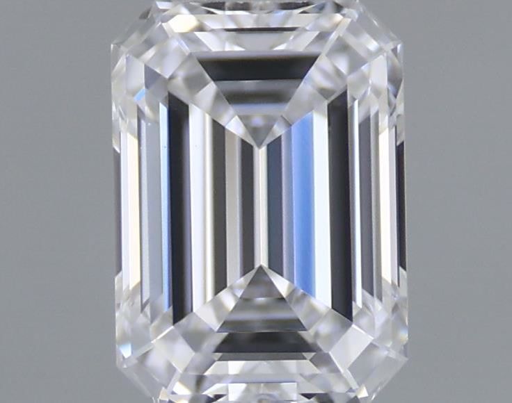 0.33 Carat Emerald Shaped, Ideal Cut, D Color, VVS1 Clarity, IGI Certified Lab Grown Diamond